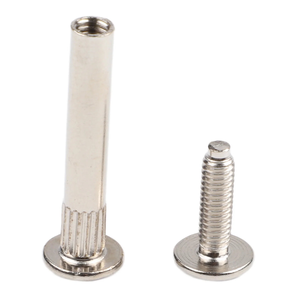 10Pcs M5 M8 Splint Nut Male-Female Snap Rivet Butt Screw Nut Kitchen Furniture Cabinet Childrens Bed Connectors Bolt Oasis Select