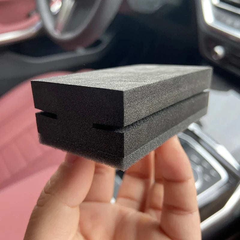 Novel Black Finish Damage-Resistant Car Ceramic Coating Tool, Nano-Coat Sponge Pad for Auto Glass Paint Application Oasis Select
