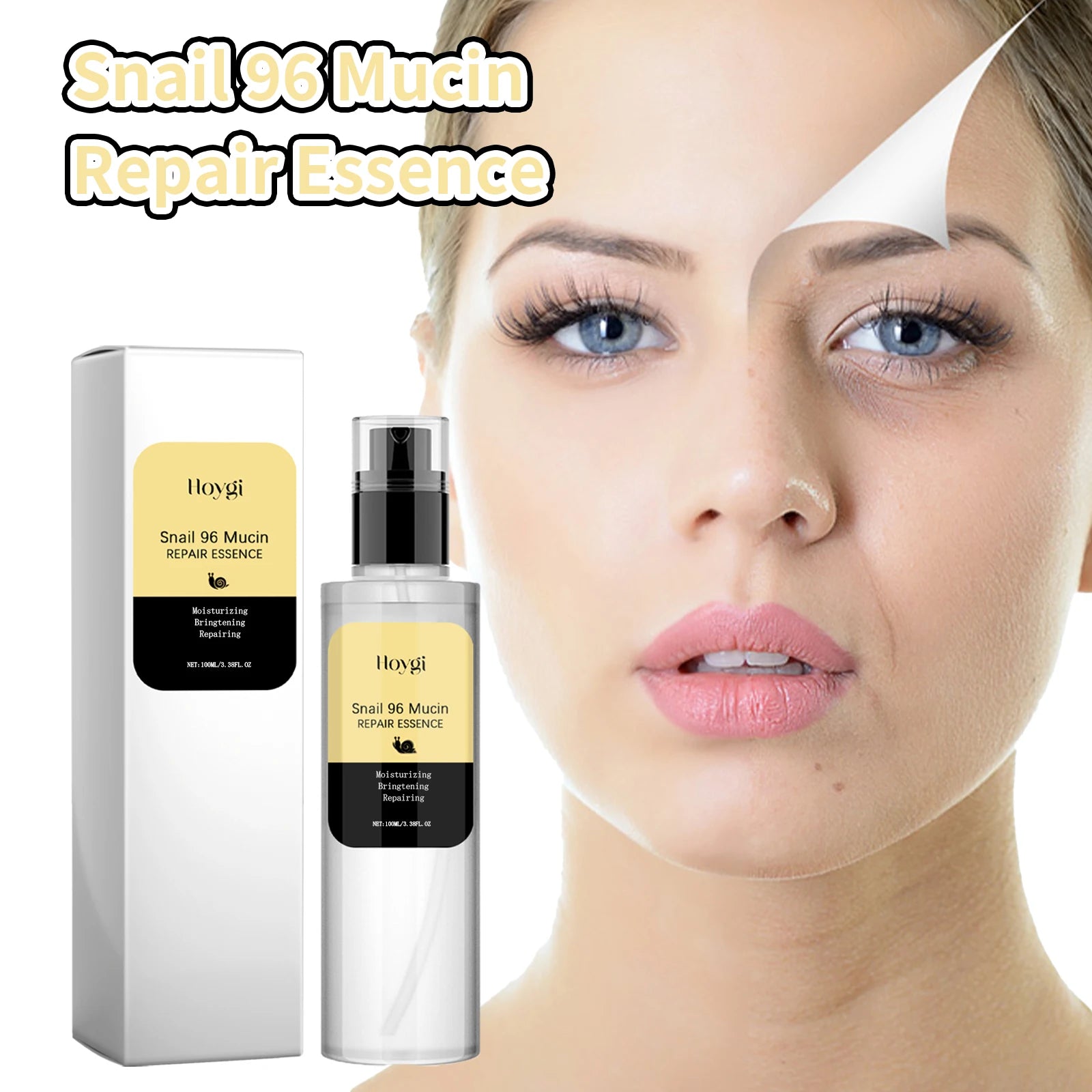Snail Mucin Face Serum – Hyaluronic Acid & Collagen Anti-Aging