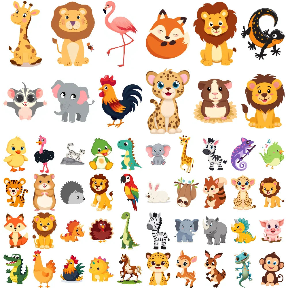 54-Pack Dinosaur Temporary Tattoos – Waterproof Kids Stickers