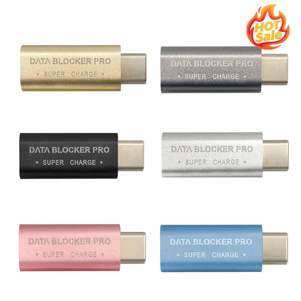 USB C Data Blocker Portable Type C Defender Type C Data Blocker Protect Against Juice Jacking Oasis Select