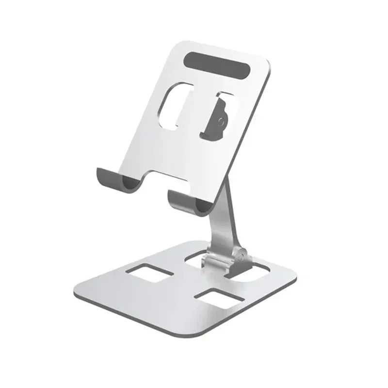 Universal All Aluminum Alloy Flexible Mobile Phone Stand Portable Tablet Holder For iPad Holder Tablet Stand Mount Adjustable Oasis Select Silver