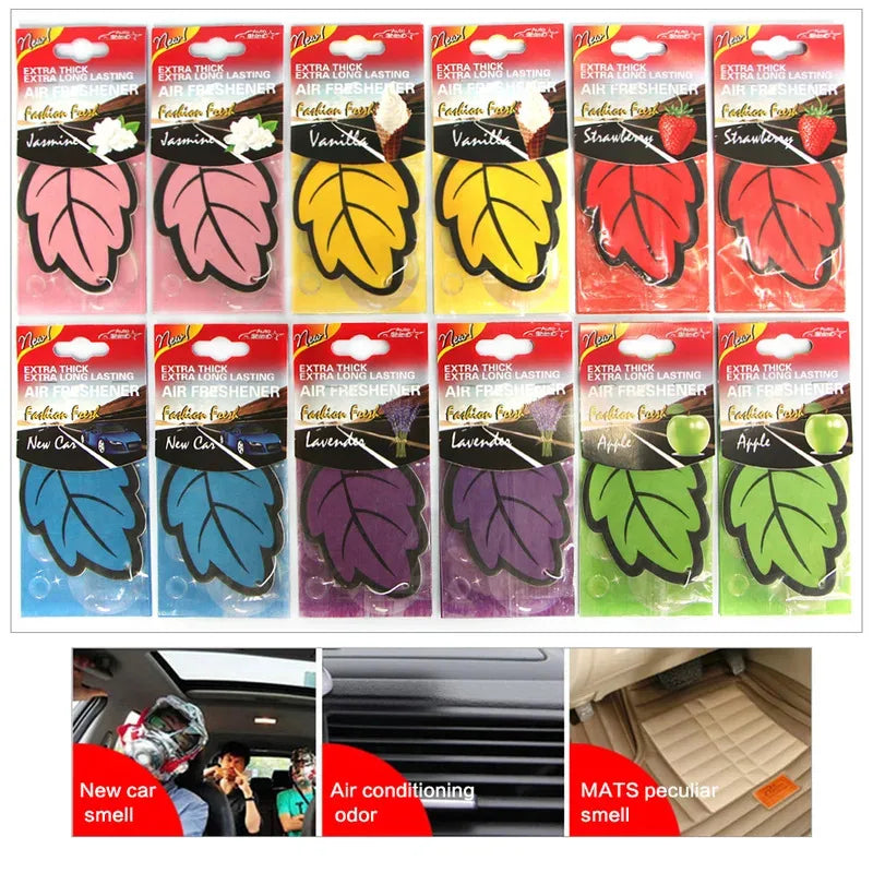 10/20/40/50Pcs Car Air Freshener Smell Car Perfume For Car Interior For Car Flavoring Fragrance Trees Car Husky Liquid Oasis Select