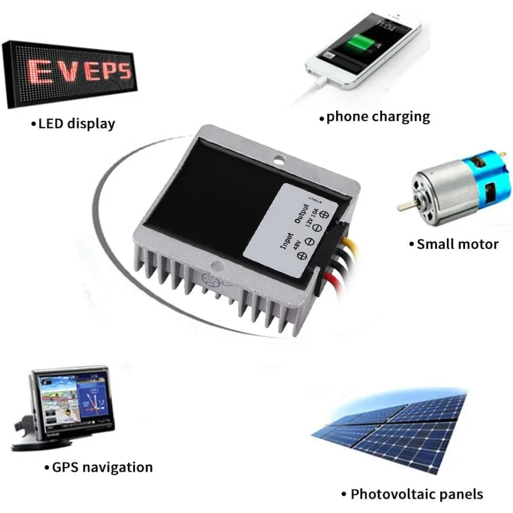 DC to DC Converter 48V to 12V Voltage Step Down Power Source 10A 120W Oasis Select