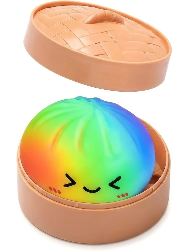 Decompression Pinch Happy Buns Vent Toy TPR Steamer Buns Decompression Slow Rebound Artifact Oasis Select Dumpling 1pcs