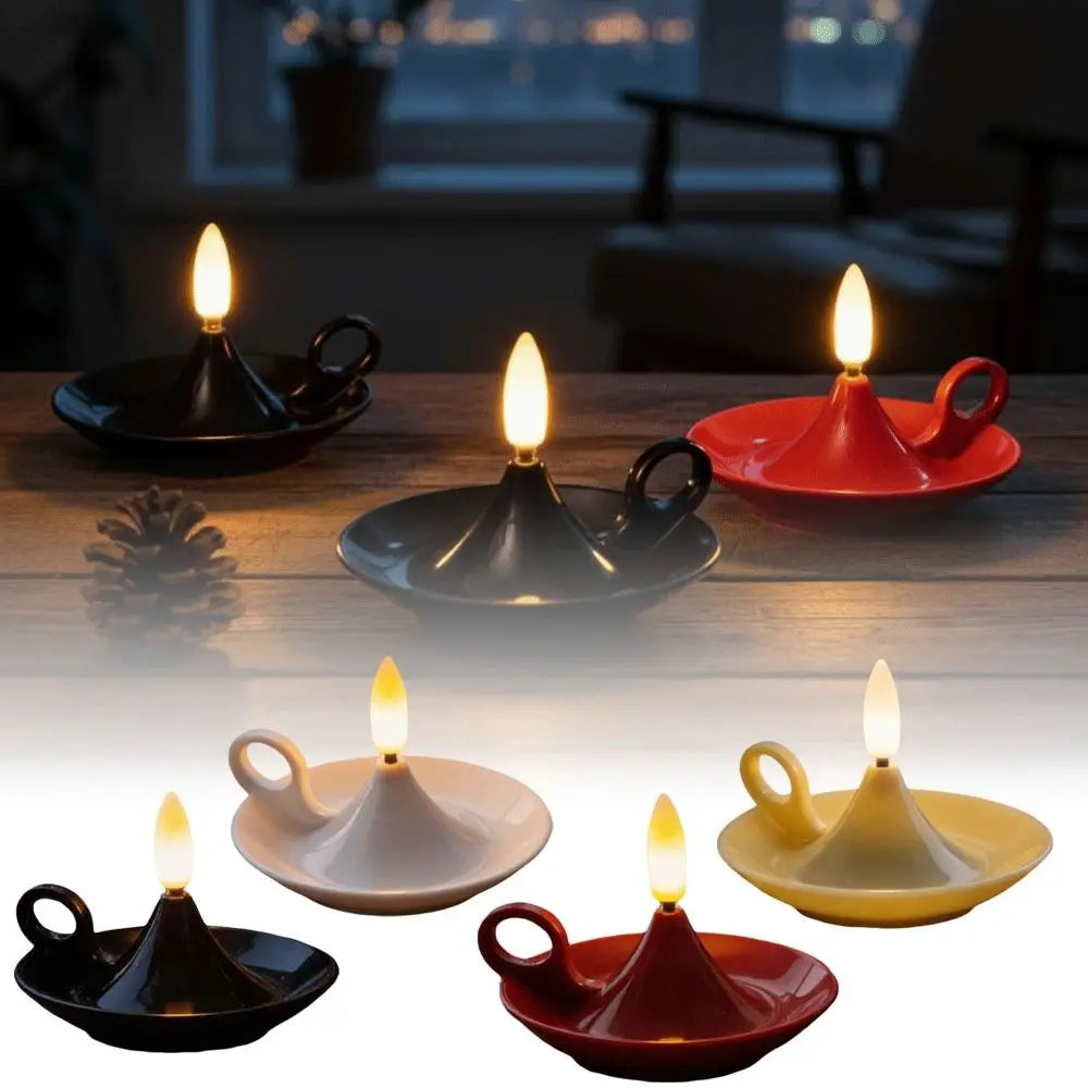LED Electronic Diya Candle Lamps – Festival Set of 4 | Flameless