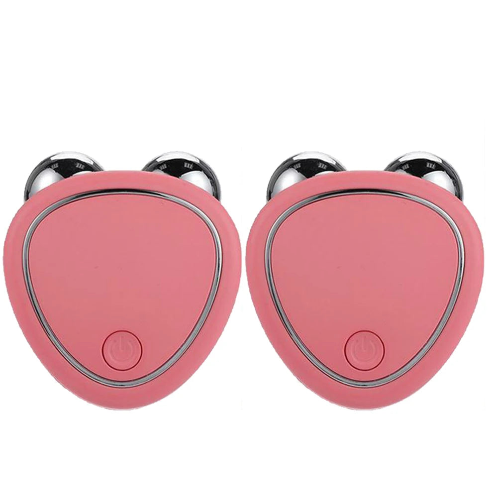 Mini Microcurrent Facial Device+Facial Serum Kit,EMS Face Lift Massager Face Sculpting Beauty Tool Rejuvenation Tighten Skincare Oasis Select pack of 2
