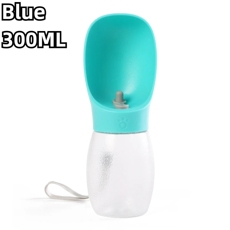 YTYIN 300ml Portable Dog Water Bottle – Leakproof Travel Bowl Pet Water Bottle Oasis Select Blue 300ML