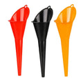 Long Stem Plastic Oil Funnel - Anti-Splash Design for Car & Motorcycle - Durable & Leak-Resistant Refueling Tool Oasis Select 3PCs