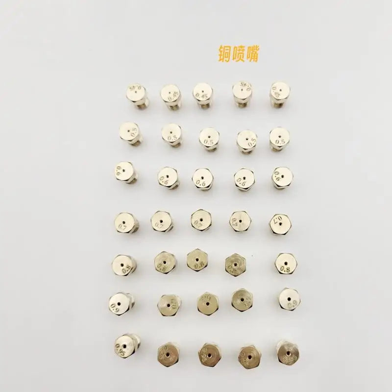 5PCS Burner Gas Hob LPG- Conversion Kits Jets 50 65 70 87 95 Brass Nozzle For Gas Stove Brass Nozzle Propane Injector Oasis Select