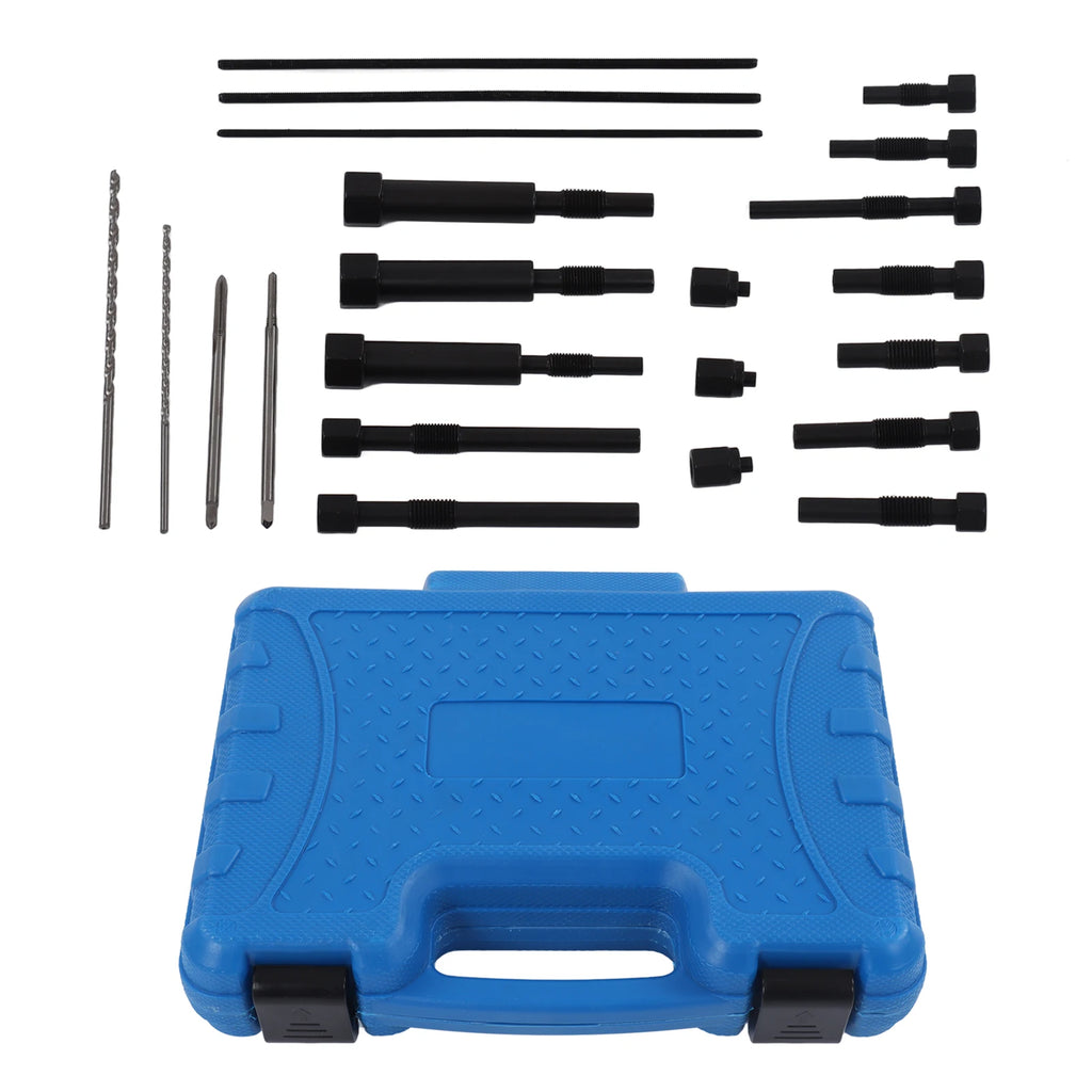 Glow Plug Remover Glow Plug Remover Extraction Removal Tool Set Kit with Storage Box for M10 M8 Glow Plug Extractor Tool Oasis Select Blue