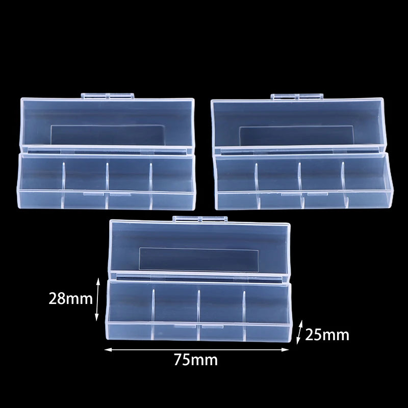New 1/3PCS 1 Section/2 Section/4 Section/8 Section 21700 Battery Anti Fall Protection Box 21700 Battery PP Plastic Storage Box Oasis Select D10 3PCS