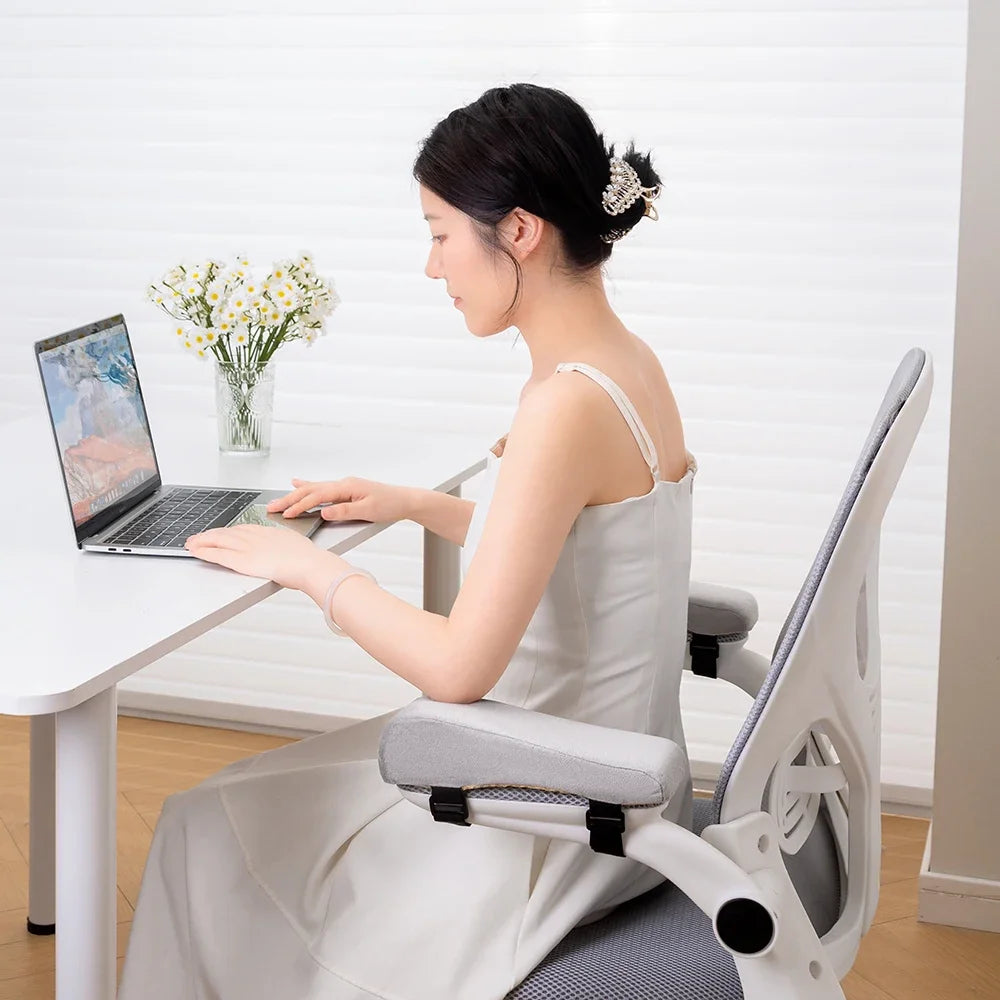 1 Pair Foam Elbow Pillow Chair Armrest Pads Support Arm Rest for Office Chair Armrest Chair Cushion Pads Elbow Relief Oasis Select