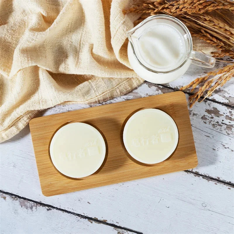 Goat Milk & Silk Protein Handmade Soap + Foam Net – 100g