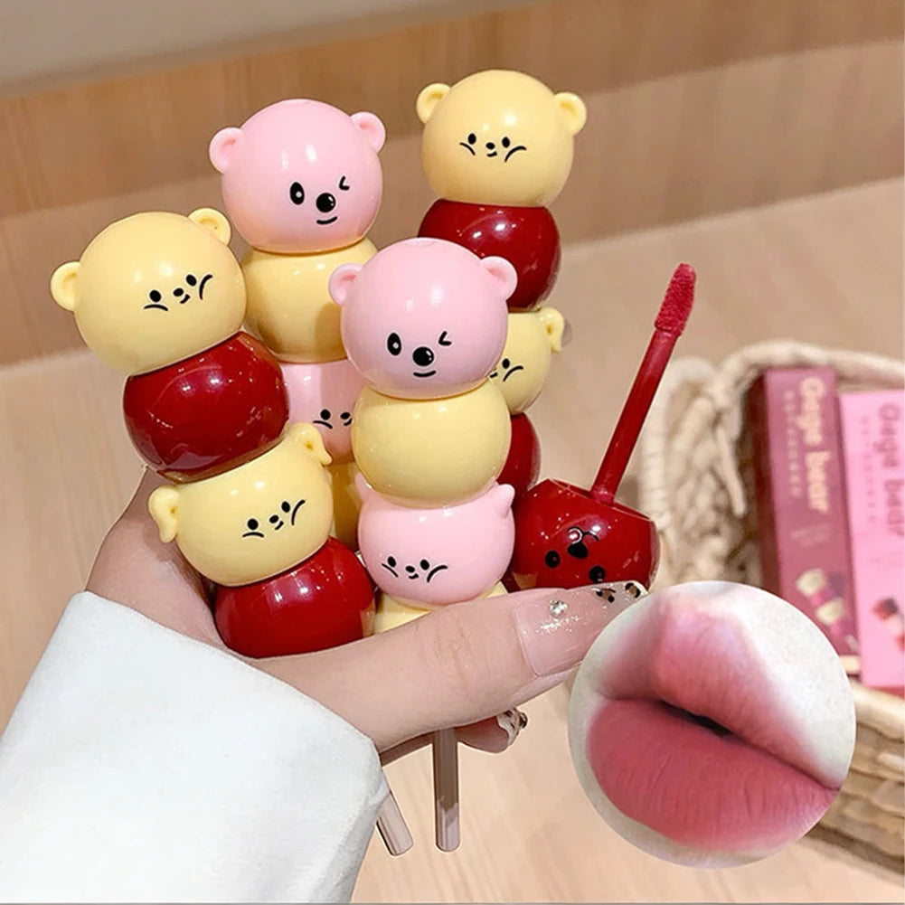 1Pc Candy-shaped Lipstick Velvet Matte Non-Stick Cup Lipstick Long Lasting Nourishing Texture Makeup Lip Tint Oasis Select