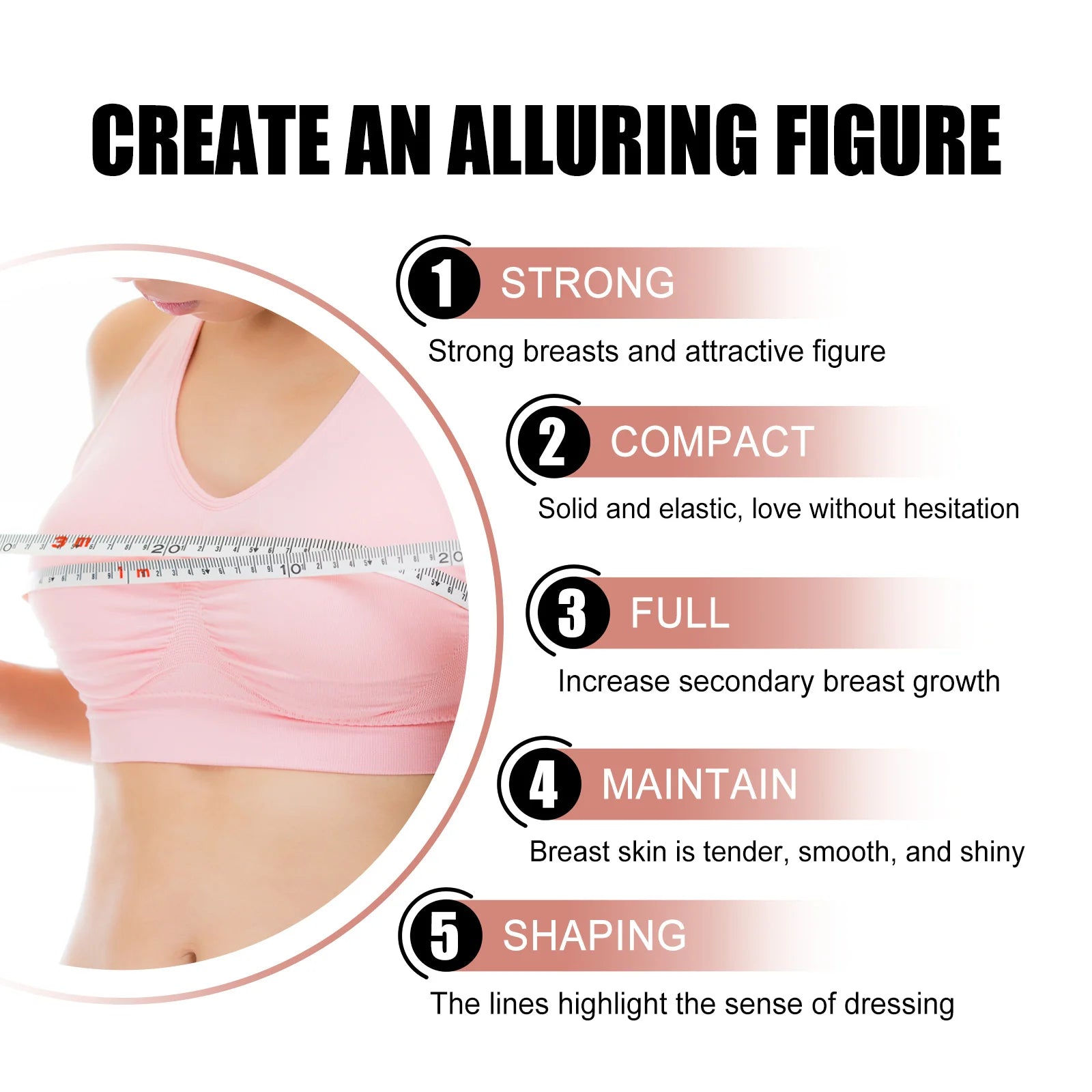 Anti-Sagging Breast Patches Enlargement Lifter Breast Richness Boobs Growth Increase Elasticity Plumping Firming Chest Care 4pcs Oasis Select