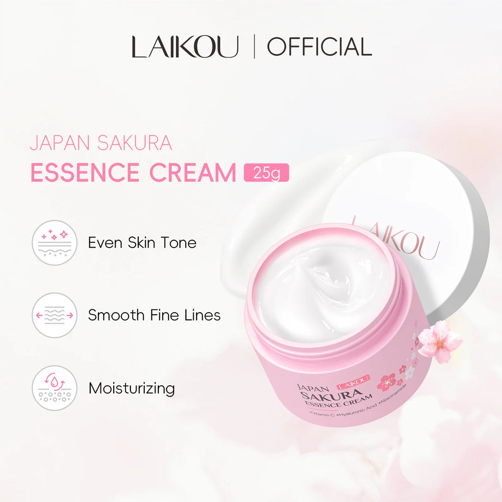 LAIKOU Sakura Hydrating cream Moisturizer Whitening Nourishing Oil Control Moisturizing & Repairing Deep Hydration Lock Gentle Oasis Select