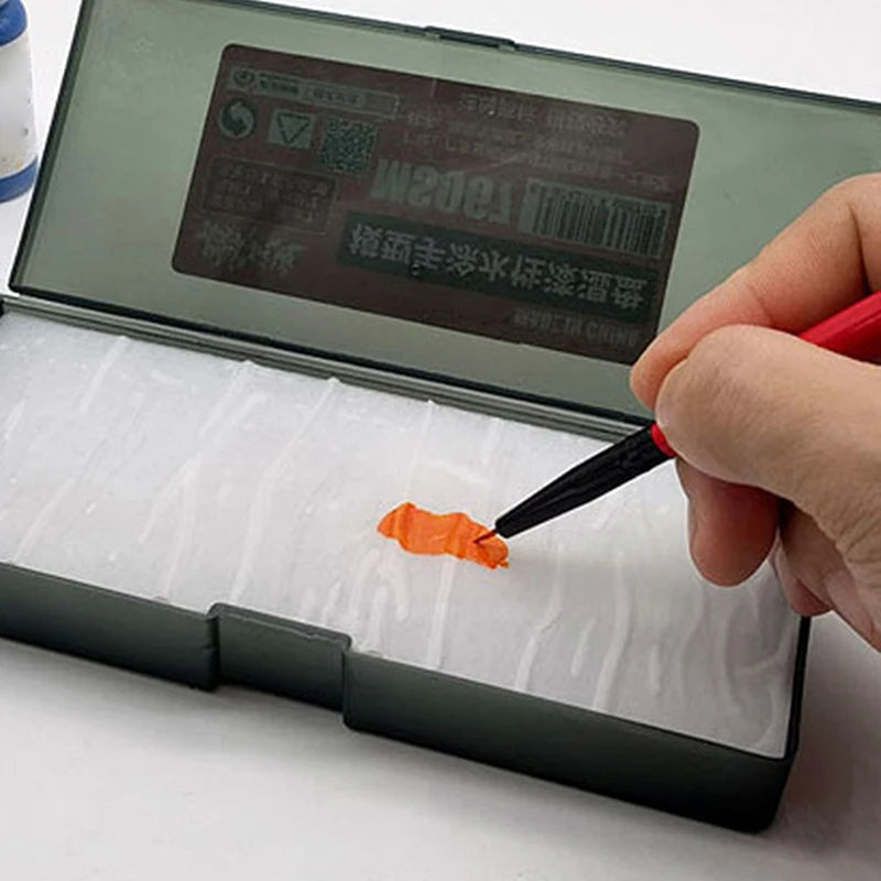 Portable Wet Palettes For Acrylic Painting Model Coloring Wet Tray Water-based Paint Holder Keeps Wet Paint Modeling Tools Oasis Select