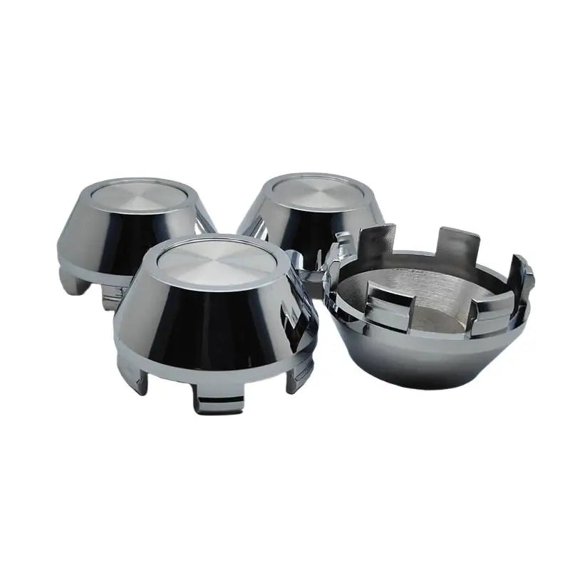 4Pcs For Nissan Mazda Accessories 64mm Car Wheel Center Caps With Solid Logo Emblem Logo Rim Hubcap Cover Oasis Select Silver Silver