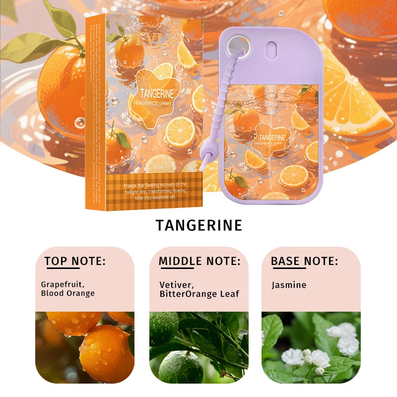 TVLV Strawberry Alcohol-Free Fragrance Spray 48ml – Gift Fragrance Body Spray Oasis Select 06 TANGERINE