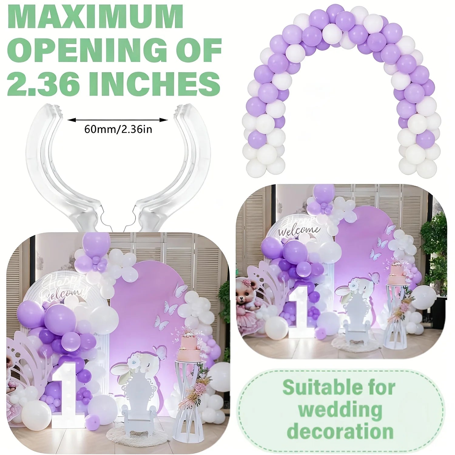 5/10pcs Heavy Duty Spring Clamp,Transparent Plastic Multipurpose Clip for Balloon Arch Backdrop Fixing,Photography Studio Oasis Select