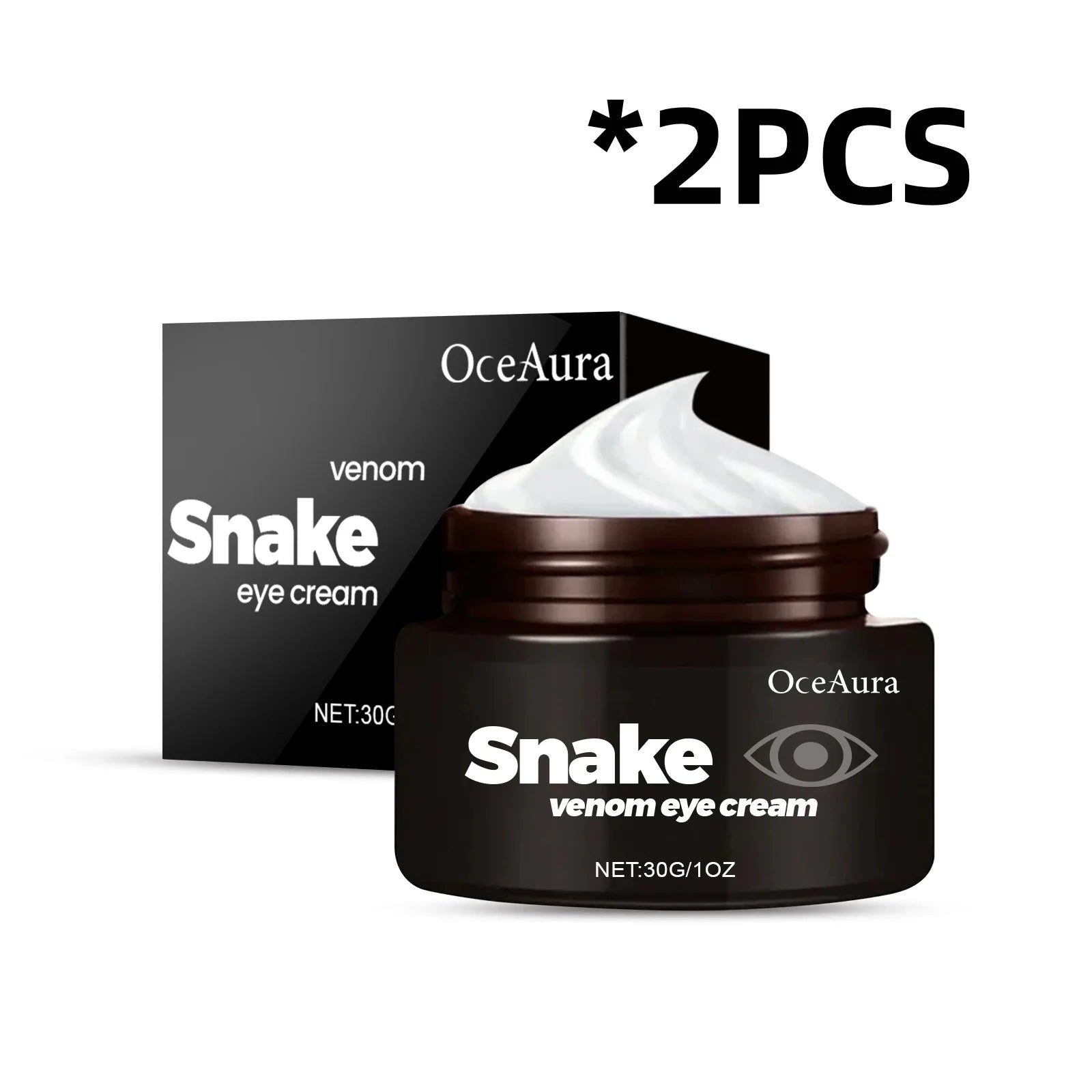 OCEAURA Eye Nourish Cream Deep Moisturize Reduce Fine Lines Enhance Elasticity Eliminate Dark Circles Eye W-rinkle Removal Cream Oasis Select 30g Boxed X 2PCS