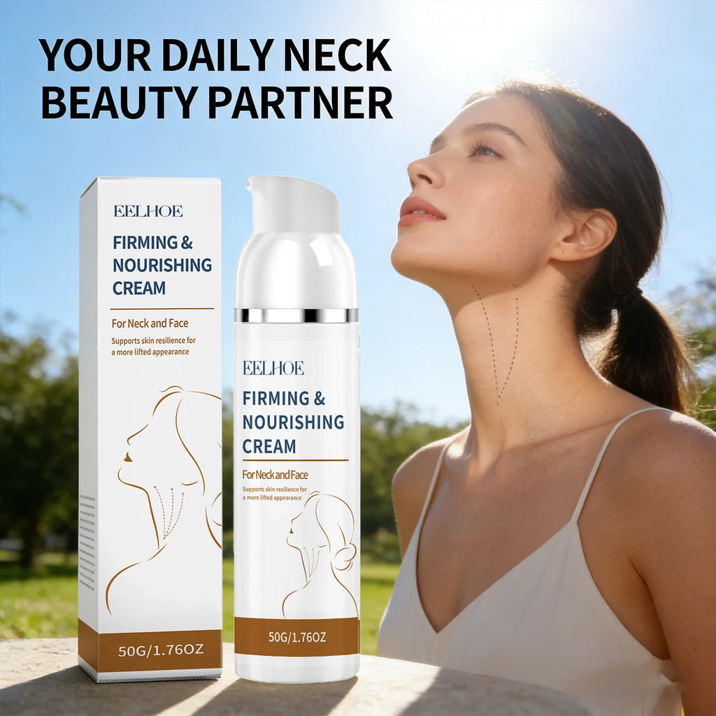 Firming Nourishing Cream Neck Face Lifting Hydrating Fine Lines Brighten Moisturizing Daily Care 50g Tighten Lift Neck Cream Oasis Select
