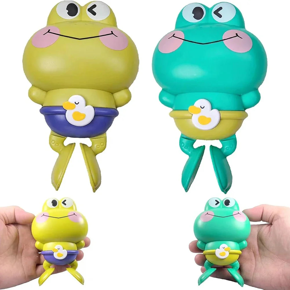 Children's bath toys - Clockwork frogs that float and swim Oasis Select
