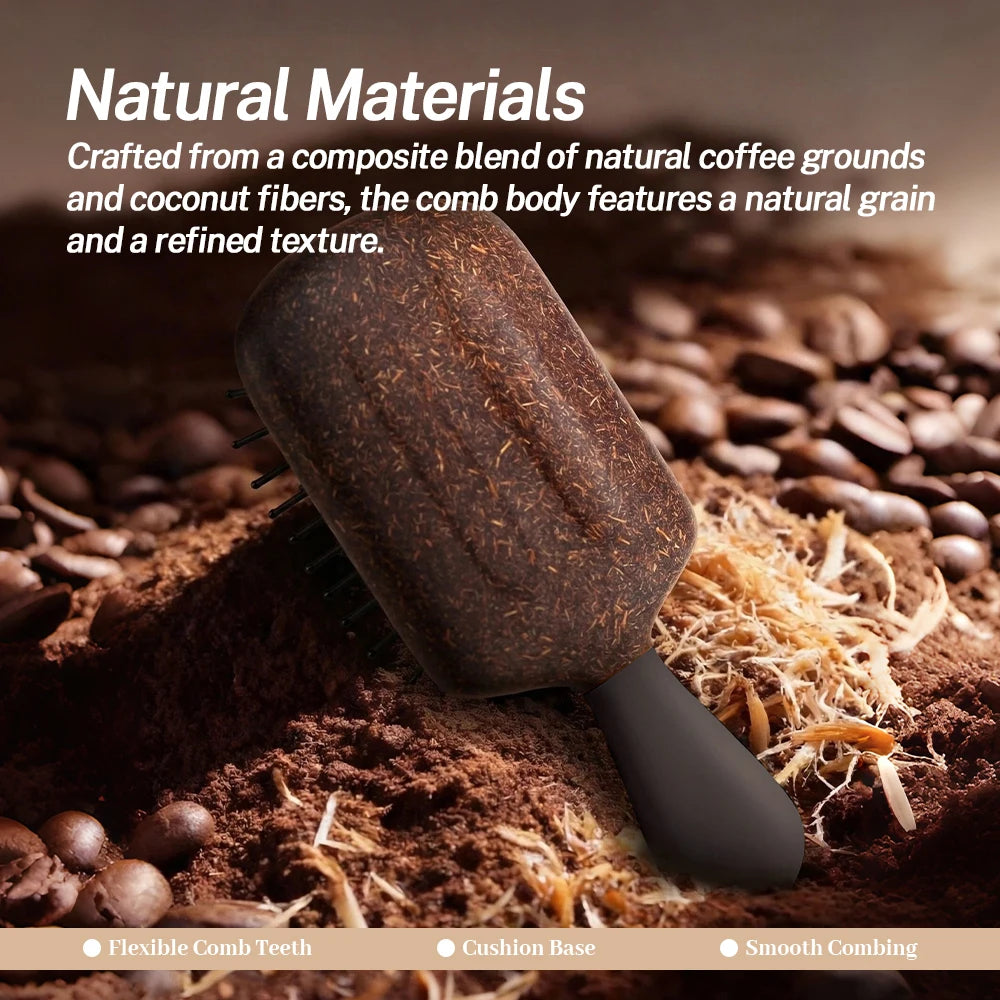 Wood Air Cushion Hair Brush & Scalp Massage Comb | Anti-Static Air Cushion Hair Brush Oasis Select
