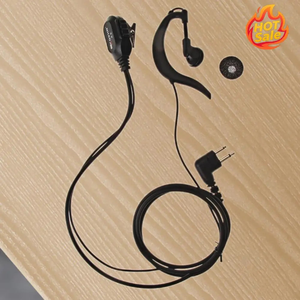 2 Pin Earpiece Headset Comfortable Earpiece Headset PTT MIC Accessories for Motorola GP88/300/2000 CT150 P040 Radio Oasis Select