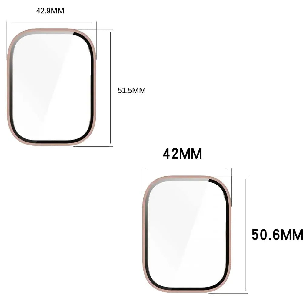 PC Case + Glass Screen Protector for Redmi Watch 5 Active & Lite Smartwatch Case & Screen Protector Oasis Select