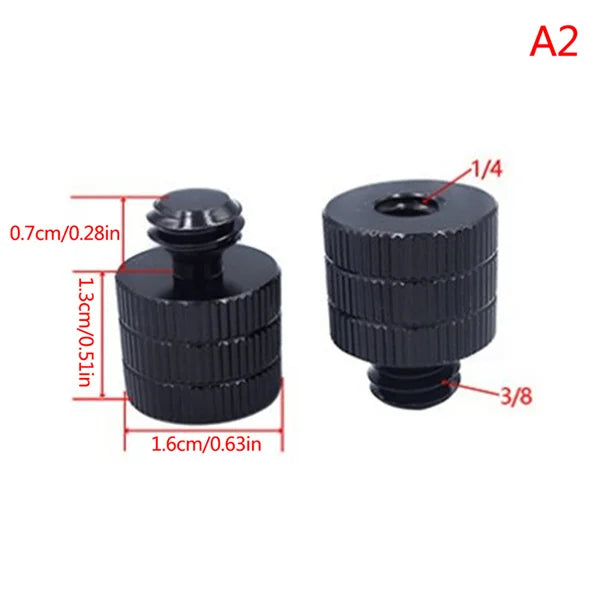 1/4 to M4 M5 M6 M8 M10 Conversion Screw 3/8" Male to Female Thread Screw Mount Adapter Standard for Projector Tripod Oasis Select A2