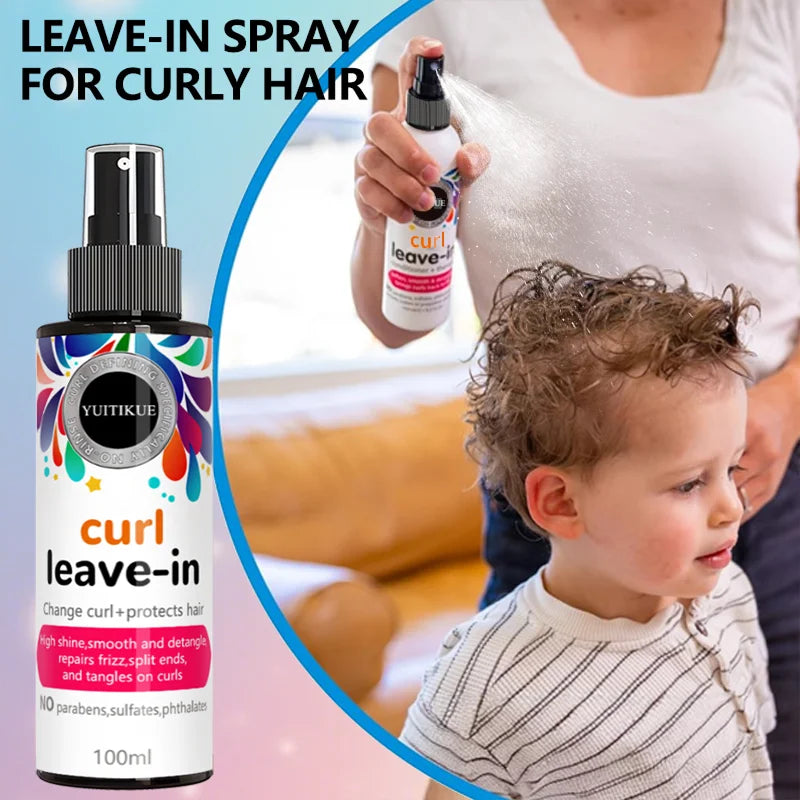 YUITIKUE Leave-In Curl Spray – Frizz Repair & Shine 100ml