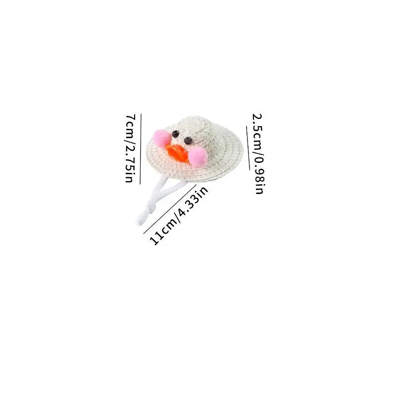 Cute Crochet Hat for Hamster, Guinea Pig & Small Pets