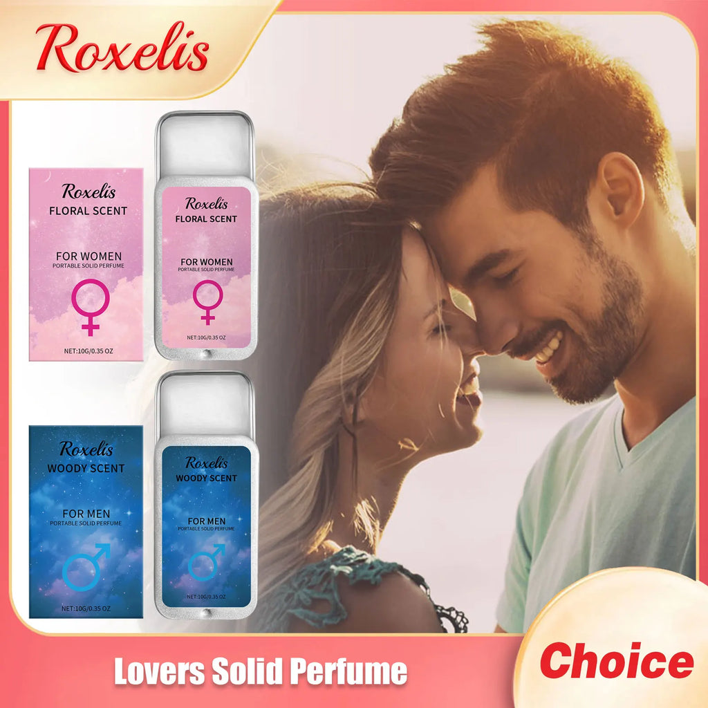 OceAura Pheromone Solid Perfume Balm | Floral Scent Women & Men