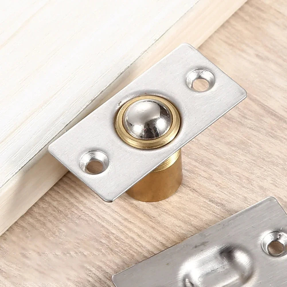 Spring Ball Catch Latch For Wooden Doors Made Of Copper And Stainless Steel Adjustable Door Lock For Closet And Cabinets Oasis Select
