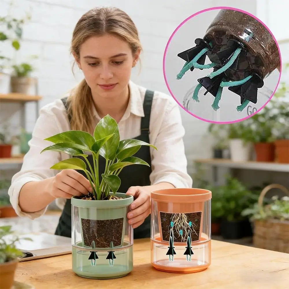Adjustable Self-Watering Spikes Water-Absorbing Plastic Plant Watering Spikes Planting Tool Slow-Release Plant Ground Nails Oasis Select