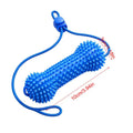 Pets Dog Chew Toys Dog Toothbrushing Toy Suction Cup Pull Rope Dental Chew Stick Rubber Teeth Cleaning Toy Interactive Toys Oasis Select Blue