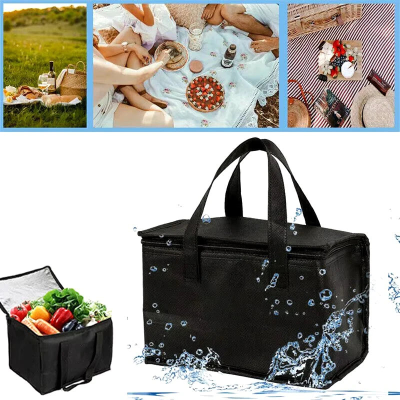 Extra Large Capacity Insulated Bag Aluminum Foil Thickened Ice Pack Large Capacity Thickened Takeaway Insulated Bag Fresh-Keepin Oasis Select