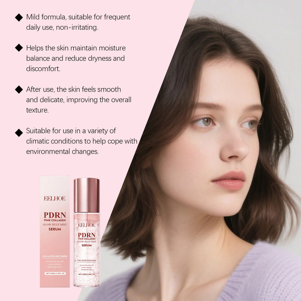 Jelly Mist Serum Collagen Brightening Essence Spray Facial Moisturizing Soothing Delicate Skin Improve Drying Skin Care Oasis Select