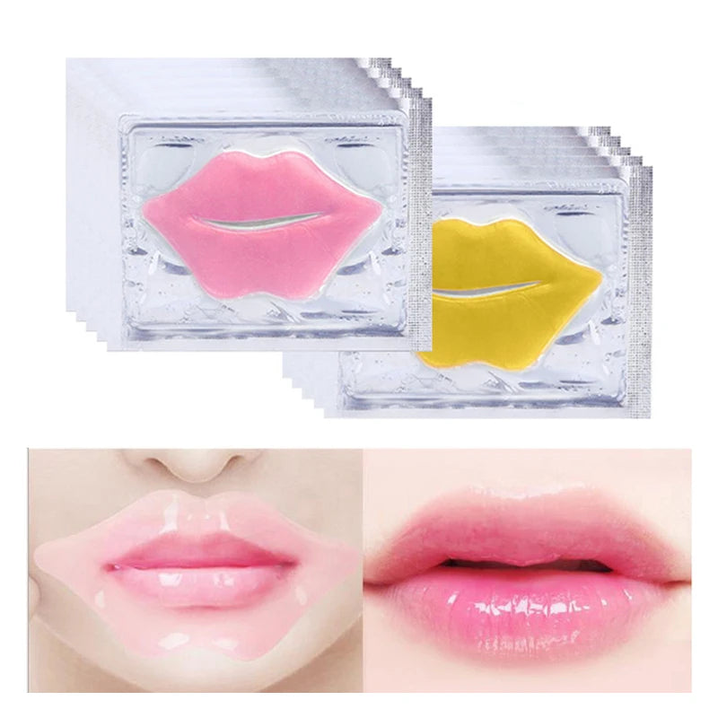 BIOAOUA Crystal Collagen Lip Mask Patches – 20 Pack Collagen Lip Mask Oasis Select