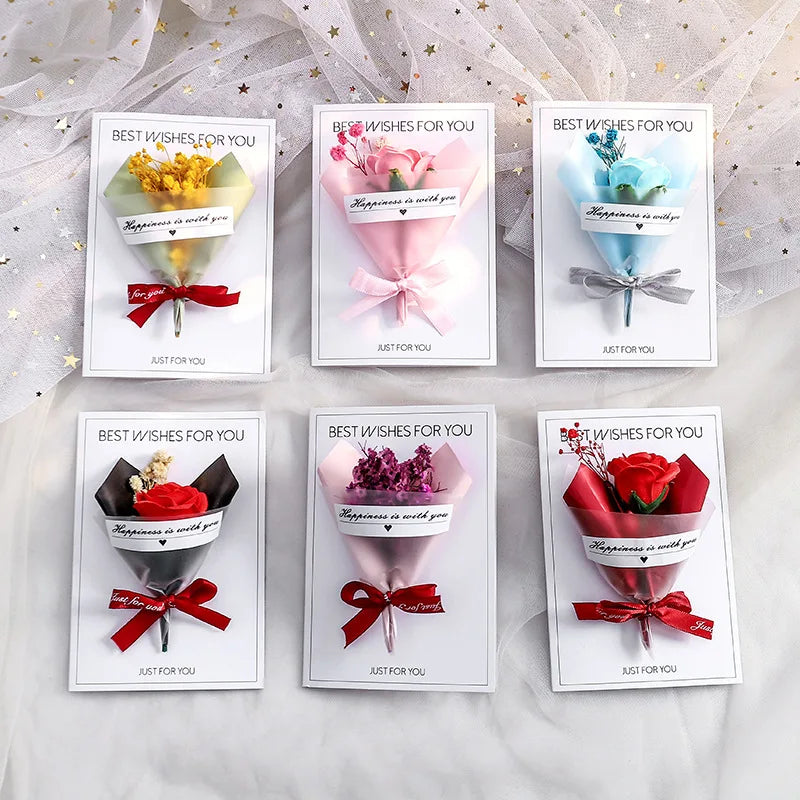 Handmade Floral Greeting Card – Birthday, Mother's Day & More
