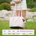Pet Outdoor Single-shoulder Bag, Summer Hand-held Cat Bag, Sweet and Cute Style, Outdoor Portable Breathable Pet Shoulder Bag Oasis Select sweetheart one size fits all