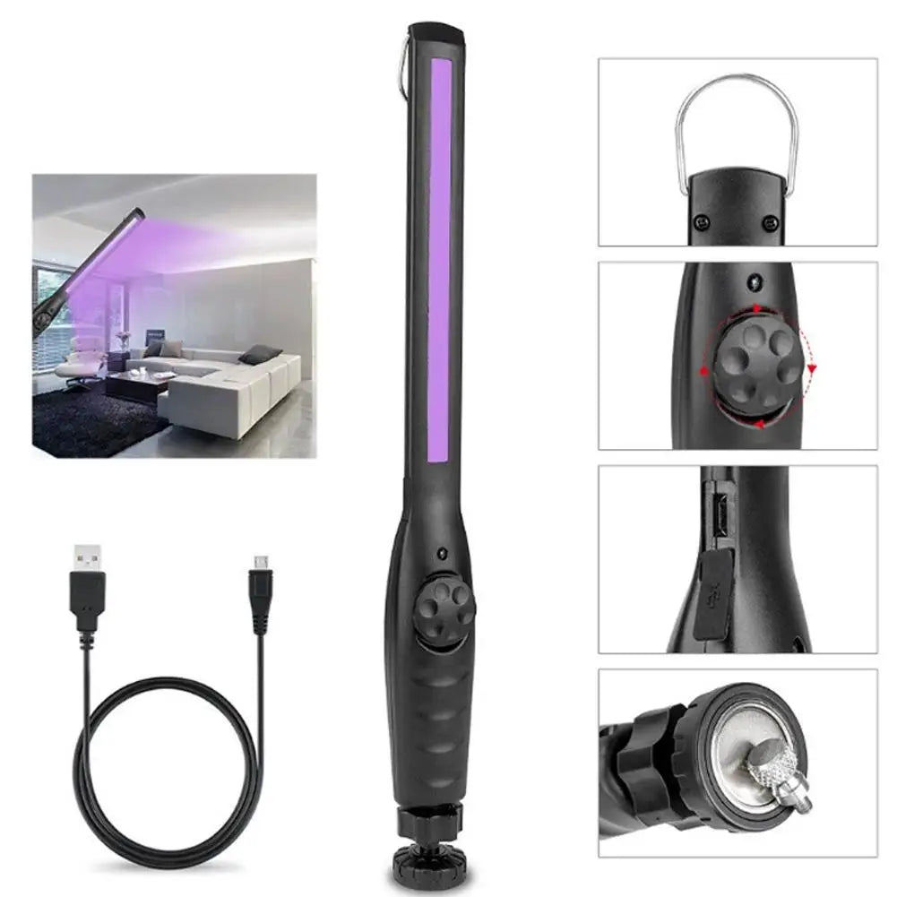 Long Strip Work Lamp UV Sterilizer Lamp Magnetic Super Bright Adjustable Brightness Rechargeable Handheld Emergency Night Lamp Oasis Select