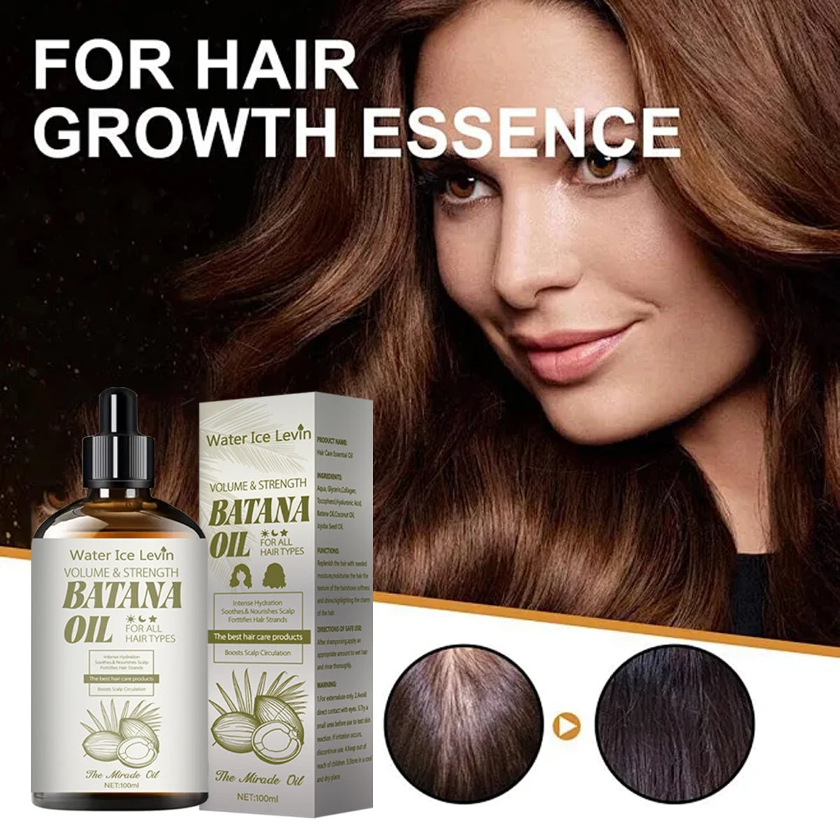 Batana Oil Hair Treatment – Volumizing, Strengthening & Moisturizing Hair Oil Treatment Oasis Select