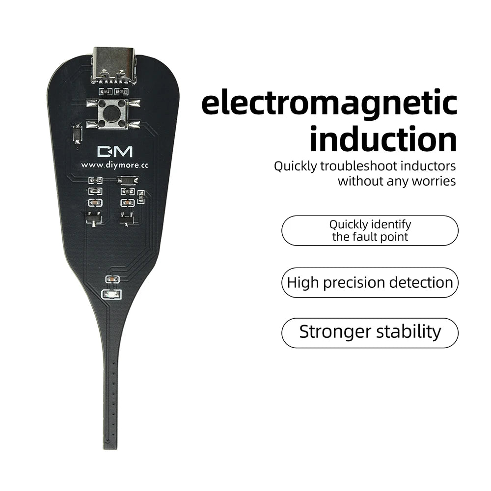 Inductance Tester Motherboard Coil Detector Portable Inductor Meter Quick Fault Troubleshooting Electronic Repair Test Tool Oasis Select