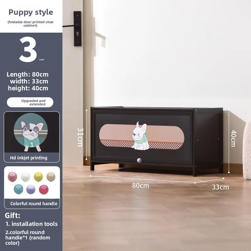 Enter the entrance, enter the door, floor-to-ceiling multi-layer door, dustproof shoe rack, simple and large-capacity storage Oasis Select 3-80