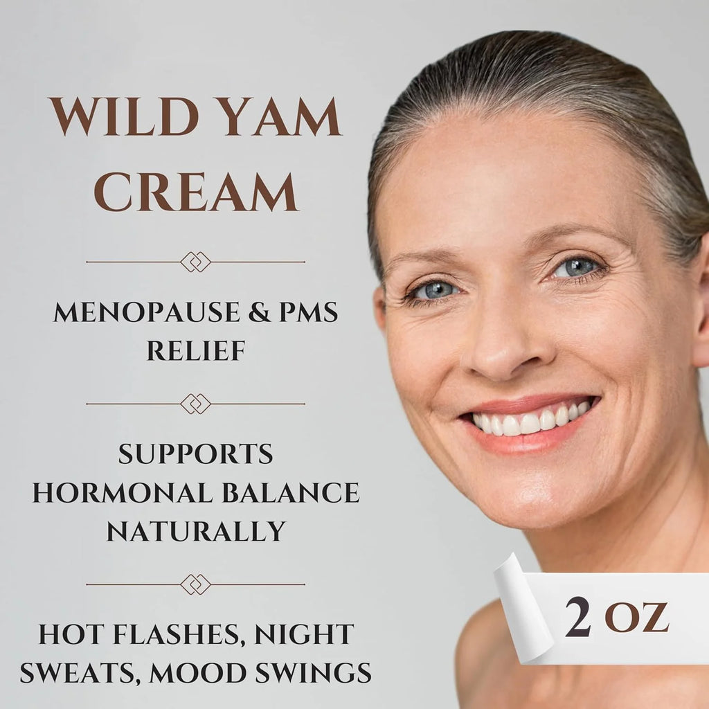 Wild Yam Root Face Cream – Hydrating, Firming & Brightening