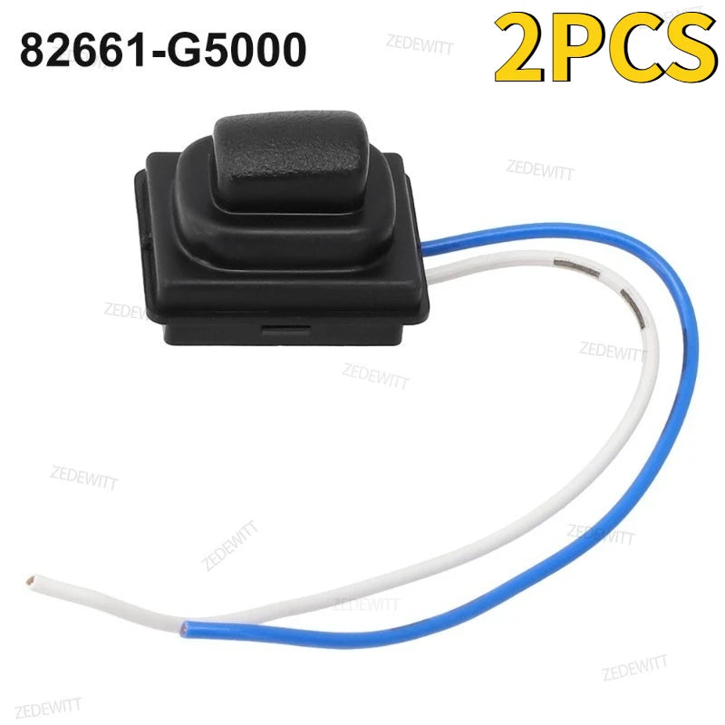 For KIA NIRO 2016-2021 Premium Front Right Side Door Handle Small Button Switch Unit Direct Fit OEM 82661 G5000 Car Replacement Oasis Select 2PCS