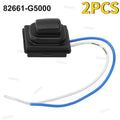 For KIA NIRO 2016-2021 Premium Front Right Side Door Handle Small Button Switch Unit Direct Fit OEM 82661 G5000 Car Replacement Oasis Select 2PCS